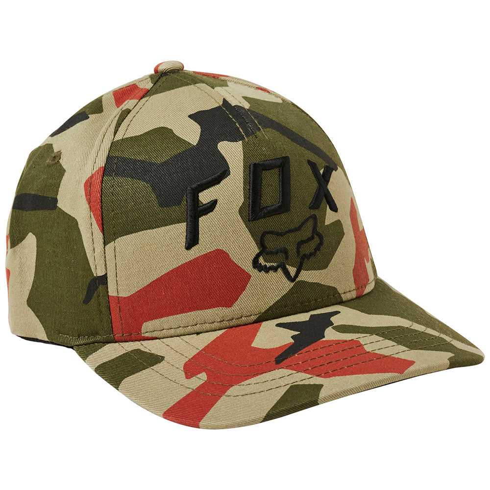 FOX, FOX BNKR FLEXFIT HAT [GREEN CAMO]