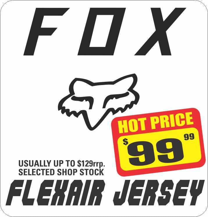 Cycletreads, **FOX CLEARANCE JERSEYS JUST $99.99 RX