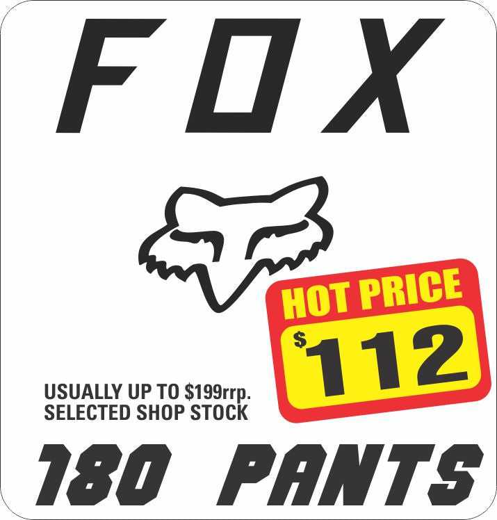 Cycletreads, **FOX CLEARANCE PANTS JUST $112 RX