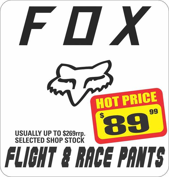 Cycletreads, **FOX CLEARANCE PANTS JUST $89.99 RX