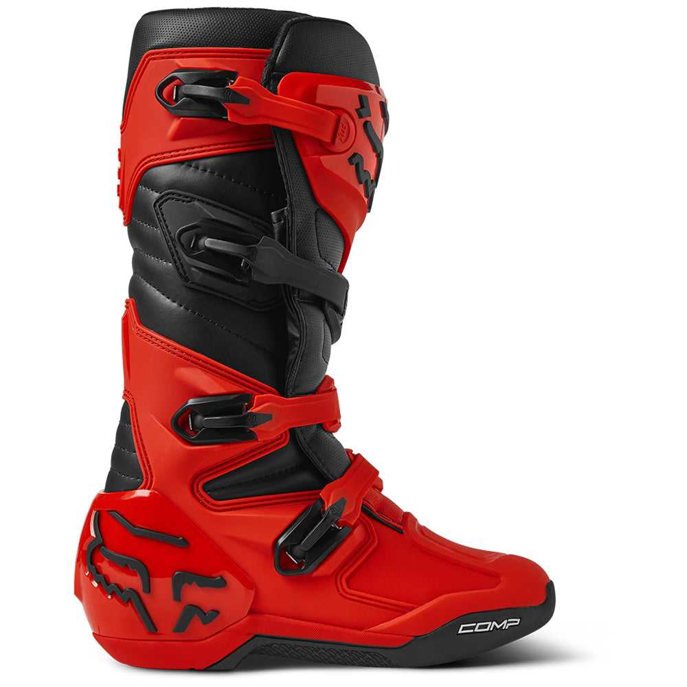 FOX, FOX COMP BOOTS [FLO RED]