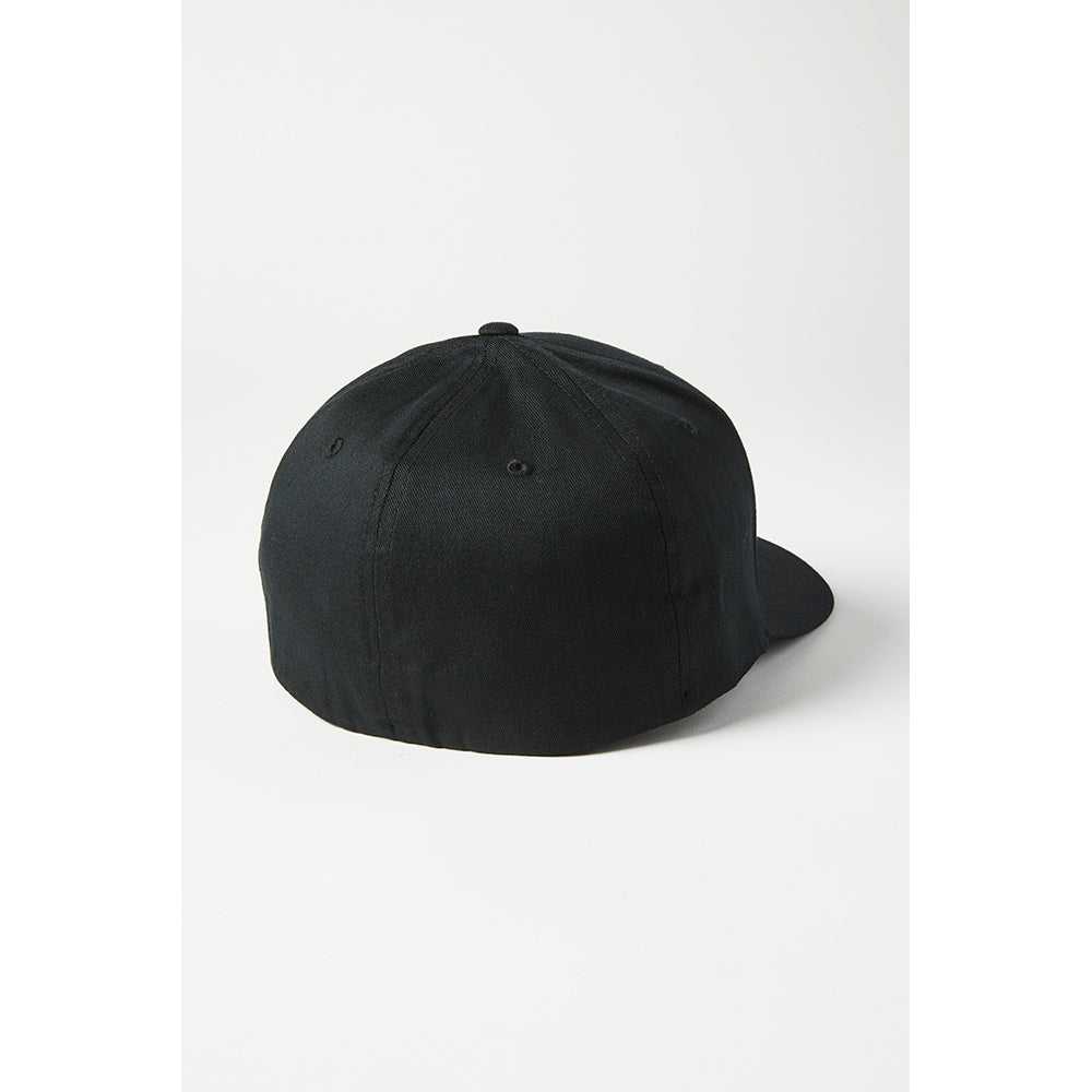 FOX, FOX EMBLEM FLEXFIT HAT [BLACK] L