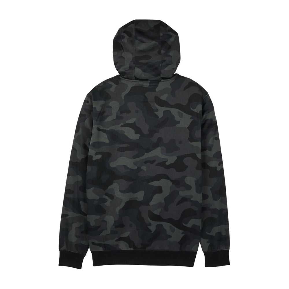 FOX, FOX HEAD CAMO FLEECE PULLOVER HOODY [BLACK CAMO]