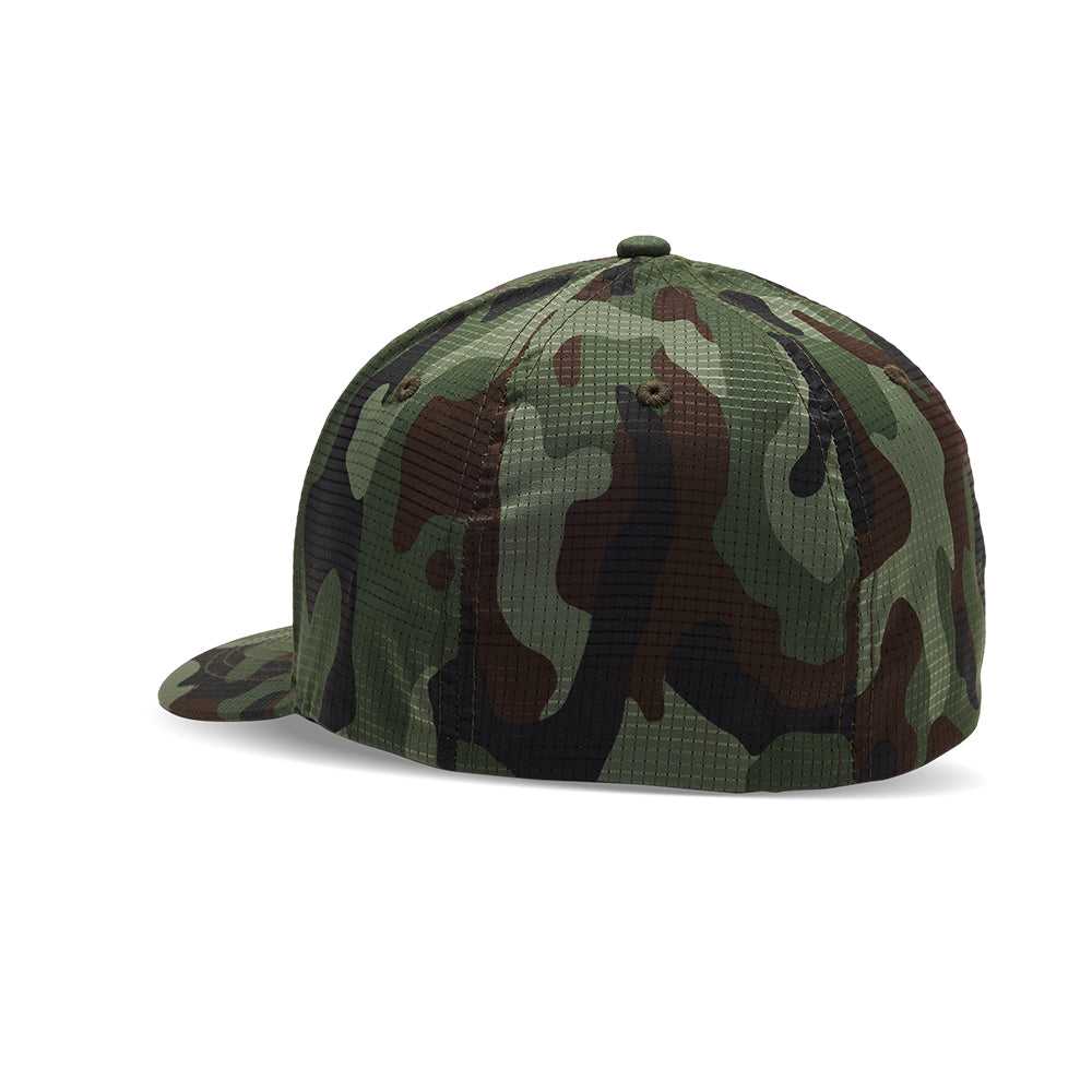 FOX, FOX HEAD CAMO TECH FLEXFIT HAT [GREEN CAMO]