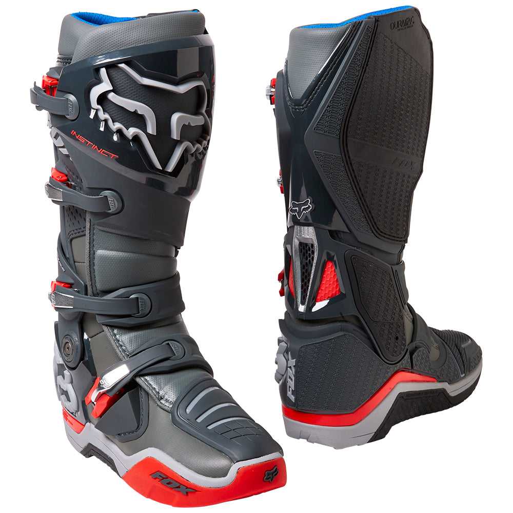 FOX, FOX INSTINCT BOOTS [GREY/RED] 9