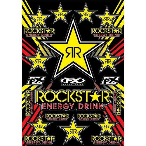 Factory Effex, Factory Effex Rockstar Energy Sticker Sheets