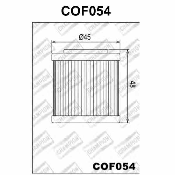 CHAMPION, OIL FILTER HF154 HUSQ (CH-COF054)