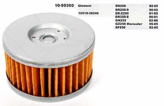 Cycletreads, #OIL FILTER SUZ 16510-38240 (10-99300)