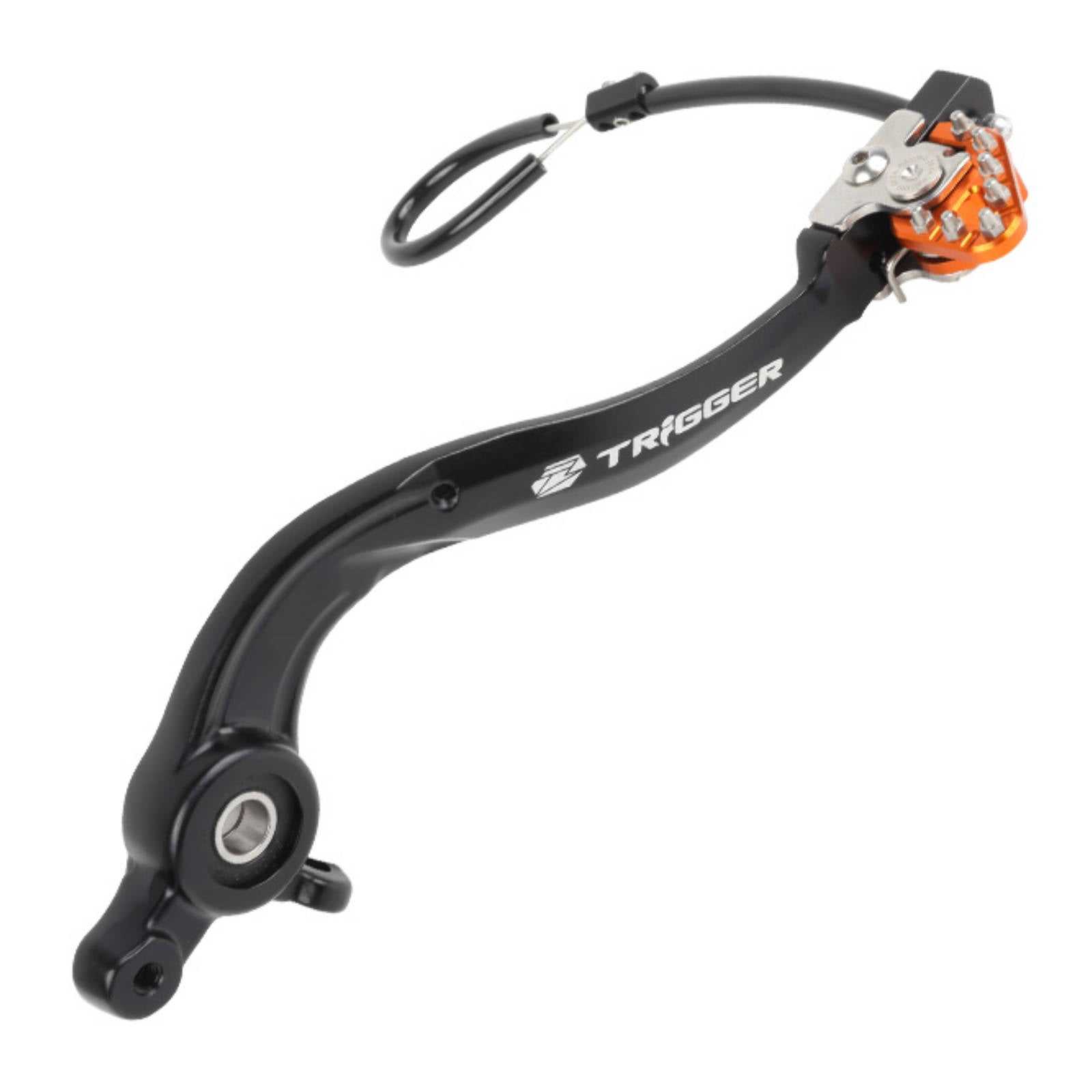 ZETA, ZETA TRIGGER BRAKE PEDAL KTM SX '16- ORANGE W/BEARING