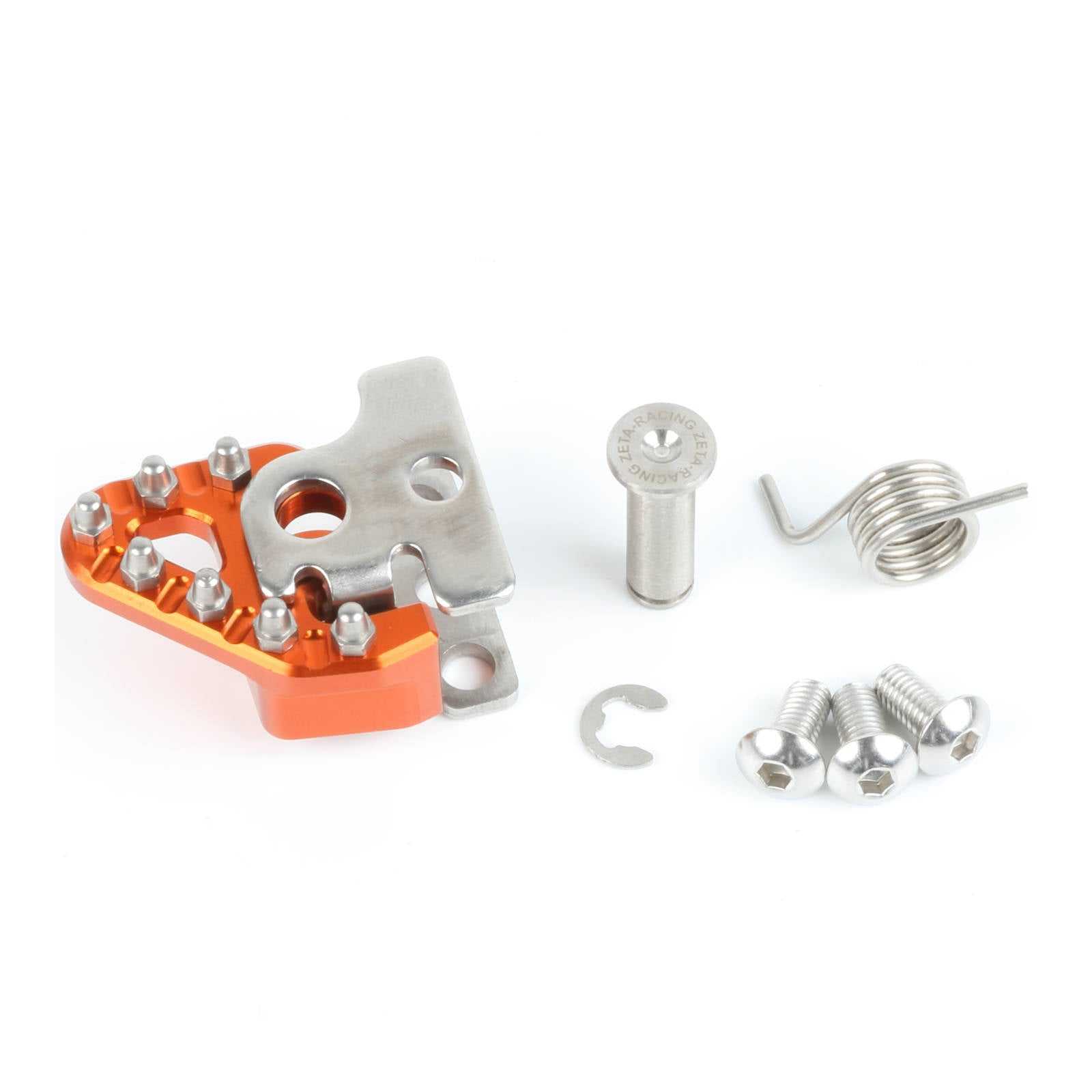 ZETA, ZETA TRIGGER BRAKE PEDAL REP. TIP SET ORANGE