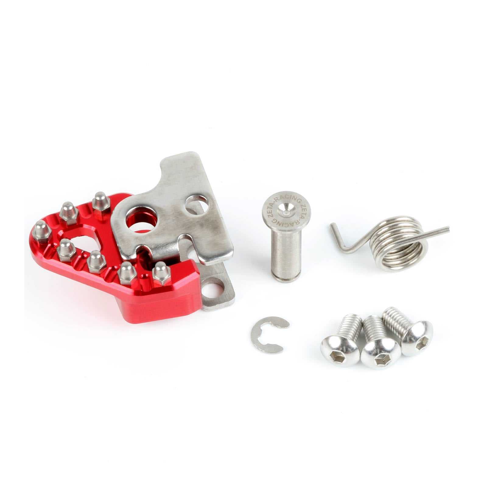 ZETA, ZETA TRIGGER BRAKE PEDAL REP. TIP SET RED