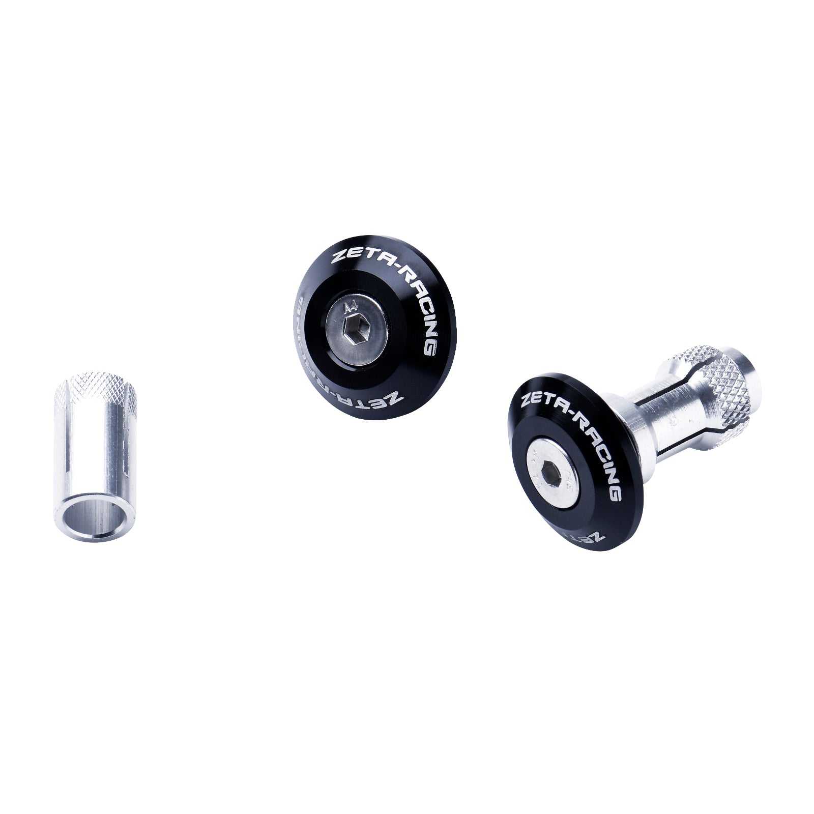 ZETA, Zeta Bar End Plug Swivel 29mm 2pcs - Black